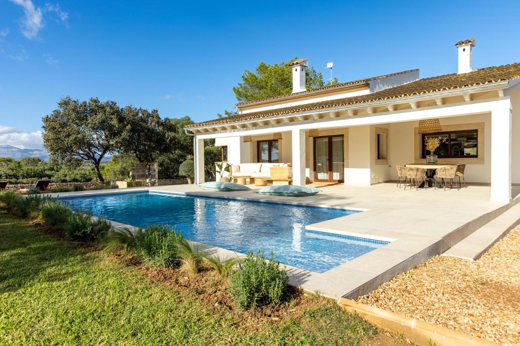 Es Mirador De Vernissa Jacuzzi Sauna Y Piscina Santa Margalida Extérieur photo