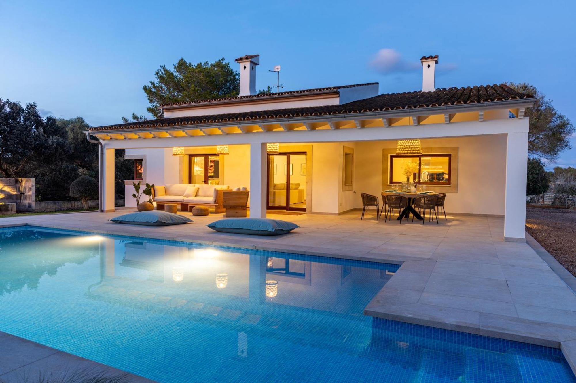 Es Mirador De Vernissa Jacuzzi Sauna Y Piscina Santa Margalida Extérieur photo