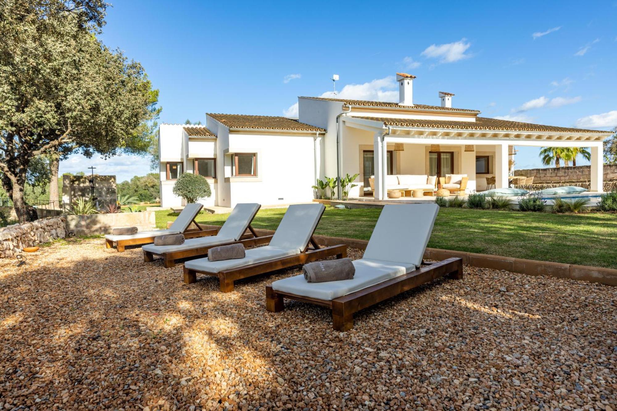 Es Mirador De Vernissa Jacuzzi Sauna Y Piscina Santa Margalida Extérieur photo